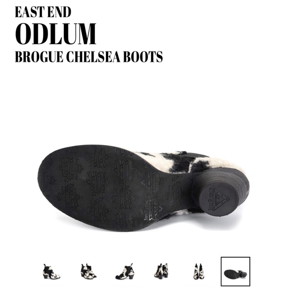 John Fluevog x Anna Sui Odlum Brogue Chelsea Boot - Picture 4 of 13